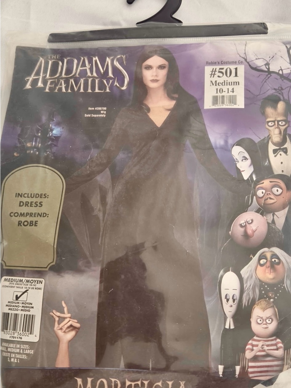 The Addams Family Morticia Women’s Costume - Black (Medium)
